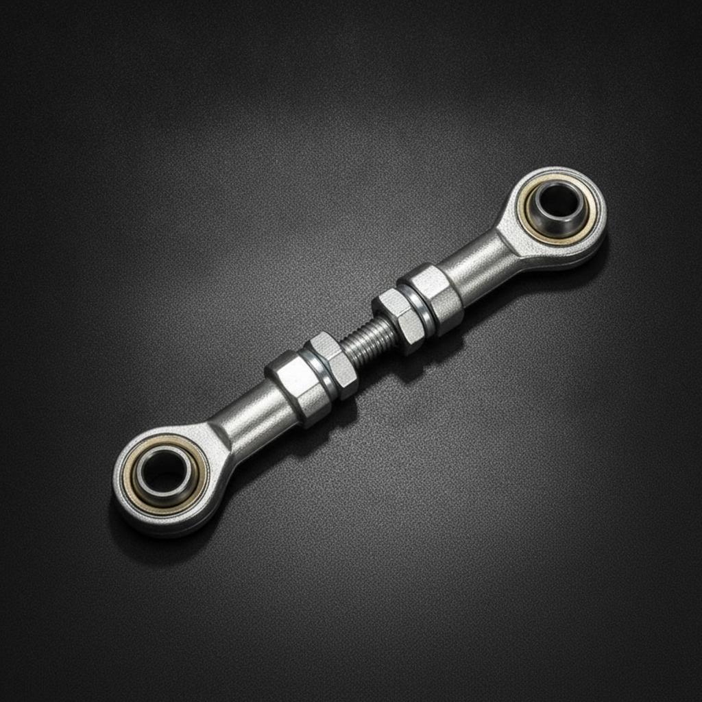 Linkage Rod with Spherical Ends Adjustable End Pivoting Heim Joint for Makers,