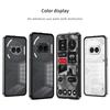 Applicable To Nothing phone1A Elastic Buckle Mobile Phone Case Metal Single-sided PC Goggles 1A Anti-drop Protective Cover