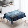 Natural Storm Tablecloth Party Restaurant Banquet Decoration Stain Resistant Waterproof  Home Table