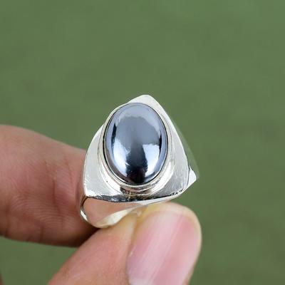 Shungite Ring 925 Sterling Silver Ring Beautiful Jewelry Very Pretty Gemstone Ring Handmade Boho Jewelry Gift For Dad Available In Ring Size