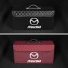 Leather Car Trunk Organizer Box Foldable Sundries Storag Bag With Lid For Mazda 6 3 CX5 5 2 323 CX7 Demio Atenza Axela MX5 RX8