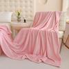 Solid Color Flannel Thin Blanket - Perfect for Office Naps, Sofa Throws, Summer Use, and as a Small Bed Sheet