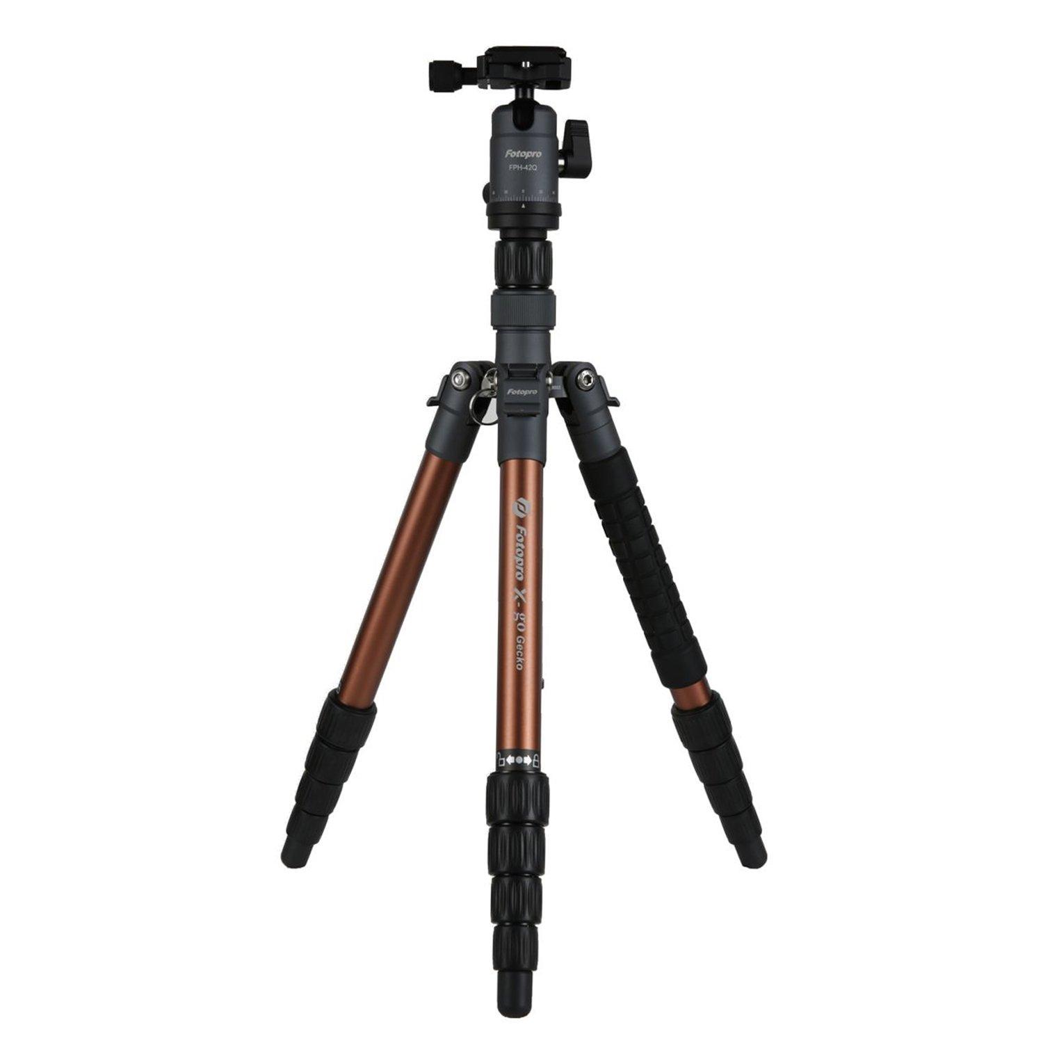 

Fotopro Gecko MATT GY 22мм Маленькая Дорожная Алюминиевая Шаровая Головка Матовый Серый 816757 Штатив/Монопод X-go 5-секционный