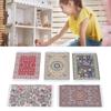 Dollhouse Woven Carpet Miniature Scale Doll Furniture Dollhouse Rug Carpet Dollhouse Blanket Rug Woven Rug Dollhouse Rug 1/12