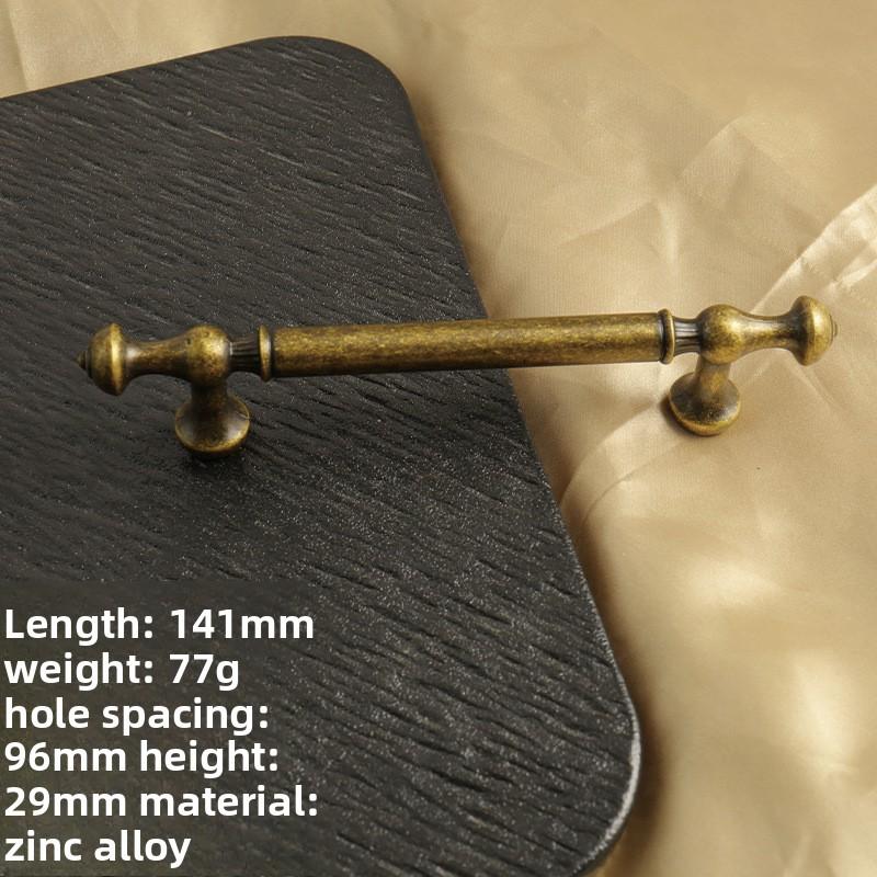 Bronze Solid Antique Brass Cabinet Handles Wardrobe Pull Cupboard Door Knob Kitchen Cabinet Handles Bronze Pulls