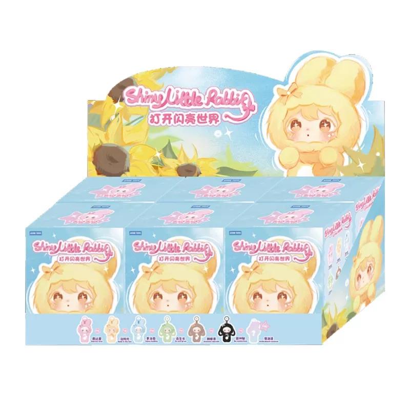 Jucării Ayor Breloc de pluș Iepurașul Shyshy Serie Lumea Strălucitoare Deschisă Pandantiv Colecționabil Pentru Decorarea Genții white