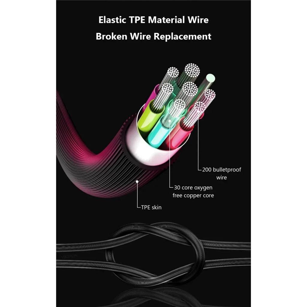 HIFI 6D Ασύρματα Ενσύρματα Ακουστικά In-Ear με Βάση Surround Μπάσου 3.5mm Τύπου C Ακουστικό Αθλητικό Αδιάβροχο Ακουστικό Παιχνιδιών Handsfree Ακουστικά με Μικρόφωνο