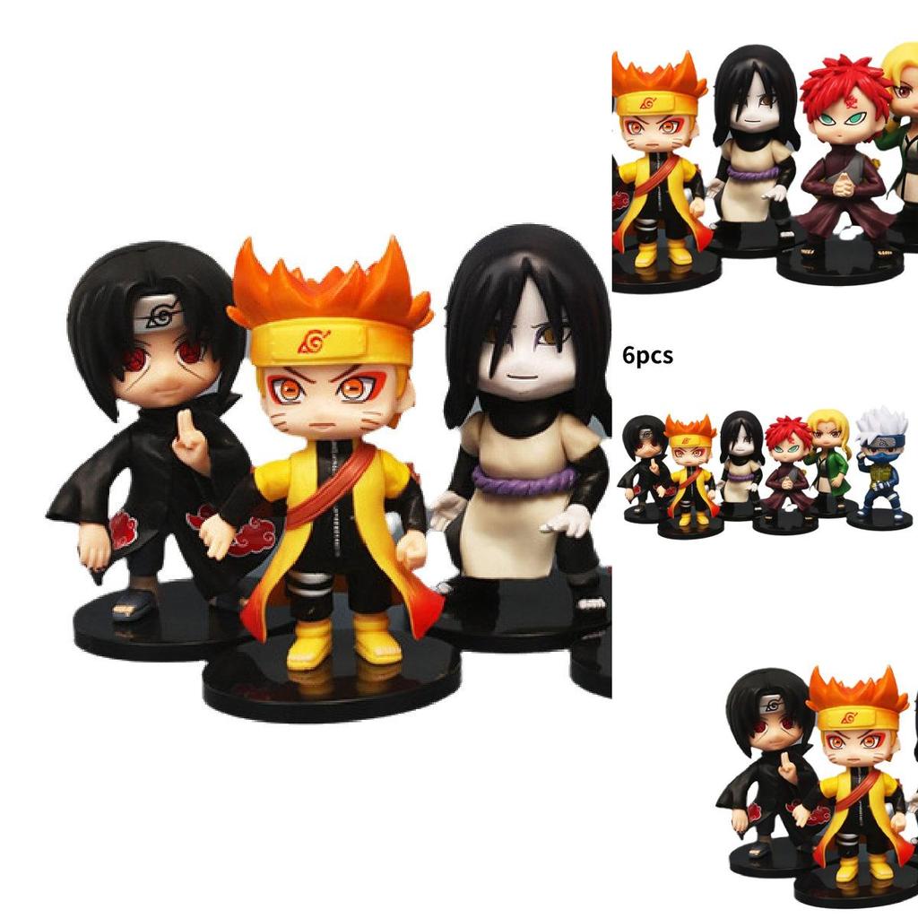 Exquisite Naruto Anime Pvc Figures Complete Set With Iconic Characters For Collecting Or Cake