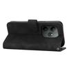 DIERFENG DF-03 For Realme GT 6 5G Leather Case Lines Imprint Wallet Phone Cover