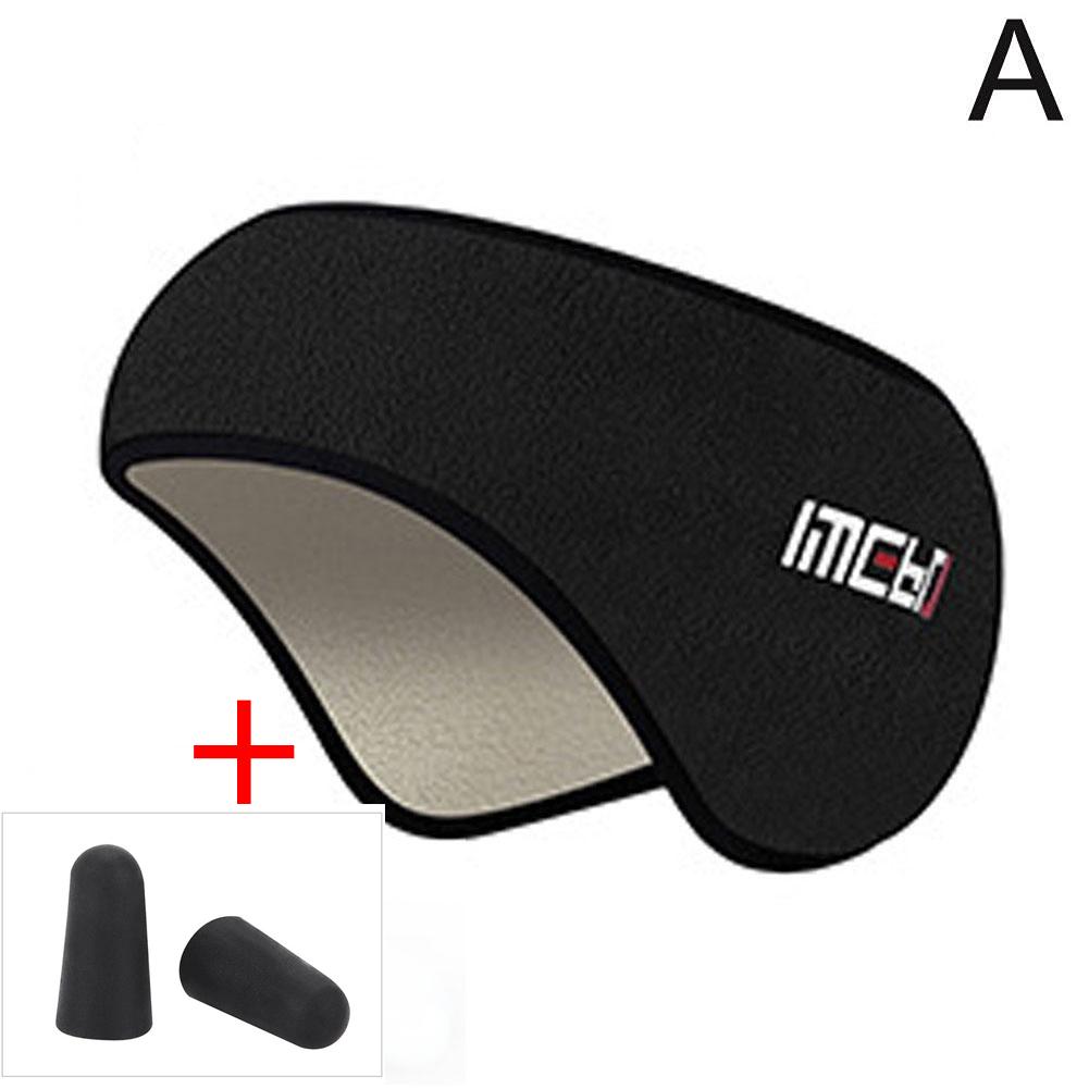 1 Set Earmuff Sleep Mask Plush Sleeping Mask Eyemuff Eye Cover For Women Warm Relax Plush Blindfold Cotton Eyes Bandage