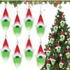 3D Christmas Red And Green Creative Ornaments Christmas Tree Ornaments Festive Atmosphere