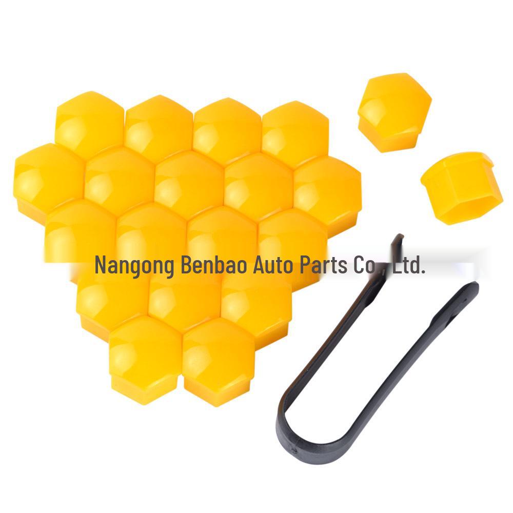 Universal Car Wheel Nut Protection Covers - 17mm, 19mm, 21mm