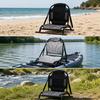 Sedile per Kayak Tipo Sedia con Tasca Portaoggetti Telaio in Alluminio Supportato