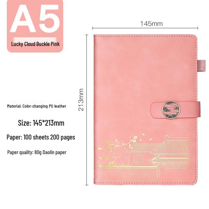 A5 High-End Retro Chinese Office Gift Set - Customizable Logo Souvenir Box