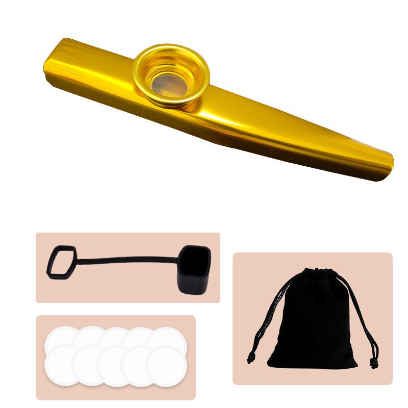Metal Kazoo Cross-border Musical Instrument Gift Trumpet Saxophone Diaphragm