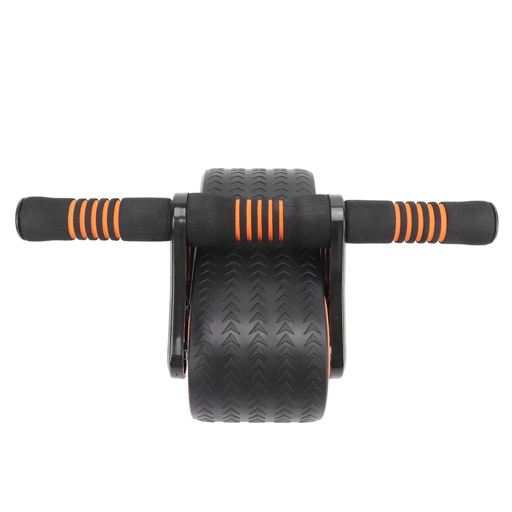 Abdominal Roller Wheel Automatic Springback Abdominal Wheel With Ergonomic Handle Knee Pad For Home Gym Orange