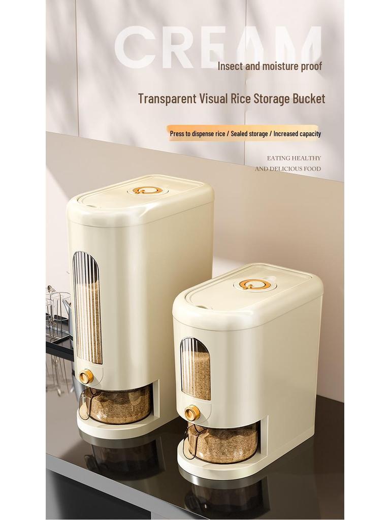 Insekten- und feuchtigkeitsdichte Aufbewahrungsbox für Reis und Mehl