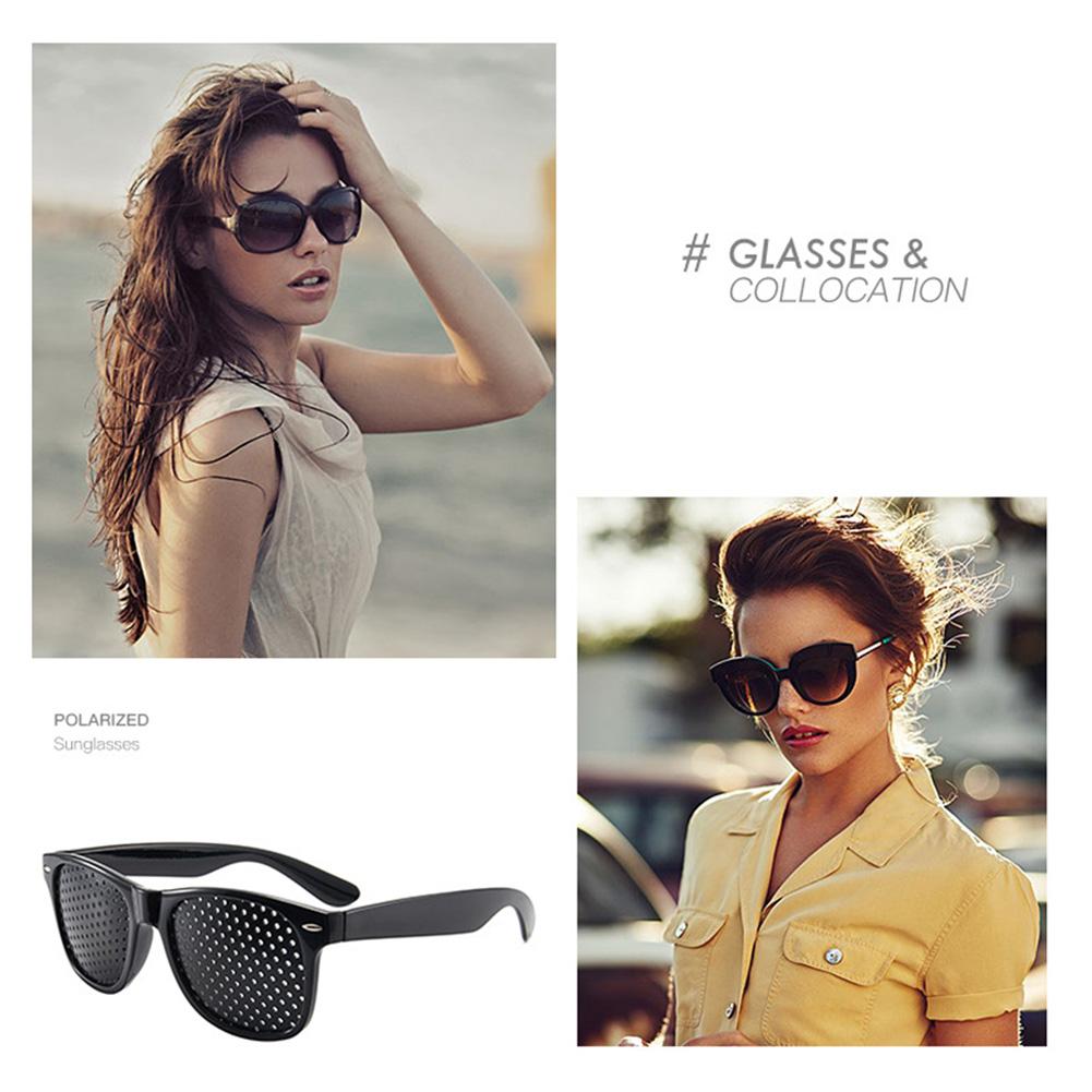 Vision Care Tragbare Korrekturbrille Improver Stenopeic Pinhole Pin Hole Brille Anti-Ermüdungs-Augenschutz