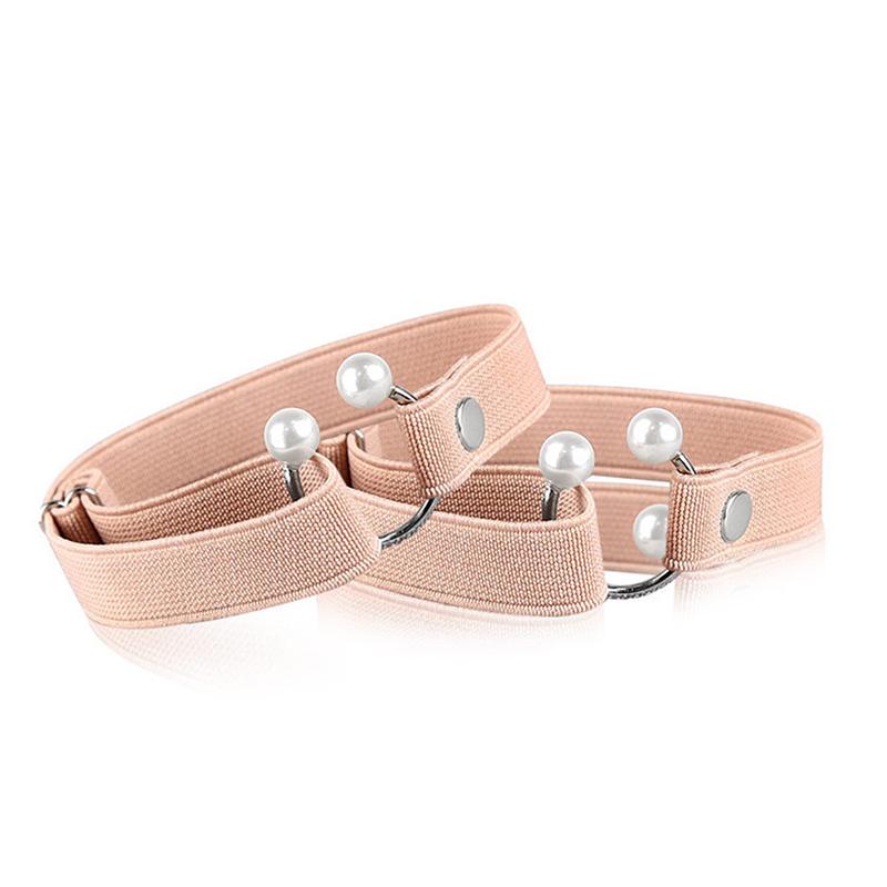 

1Pair Women Shoelace For High Heels Adjustable Elastic Shoe Strap Belt Anti-Skid світло-рожевий колір