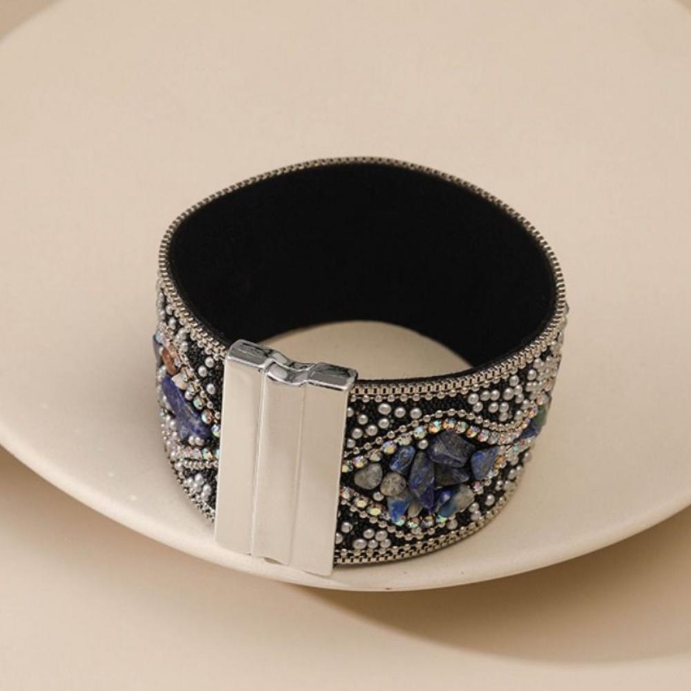 Bohemian Drahokamový Dámský Náramek Retro Ručně Vyráběný Dámský Náramek Letní Dovolená