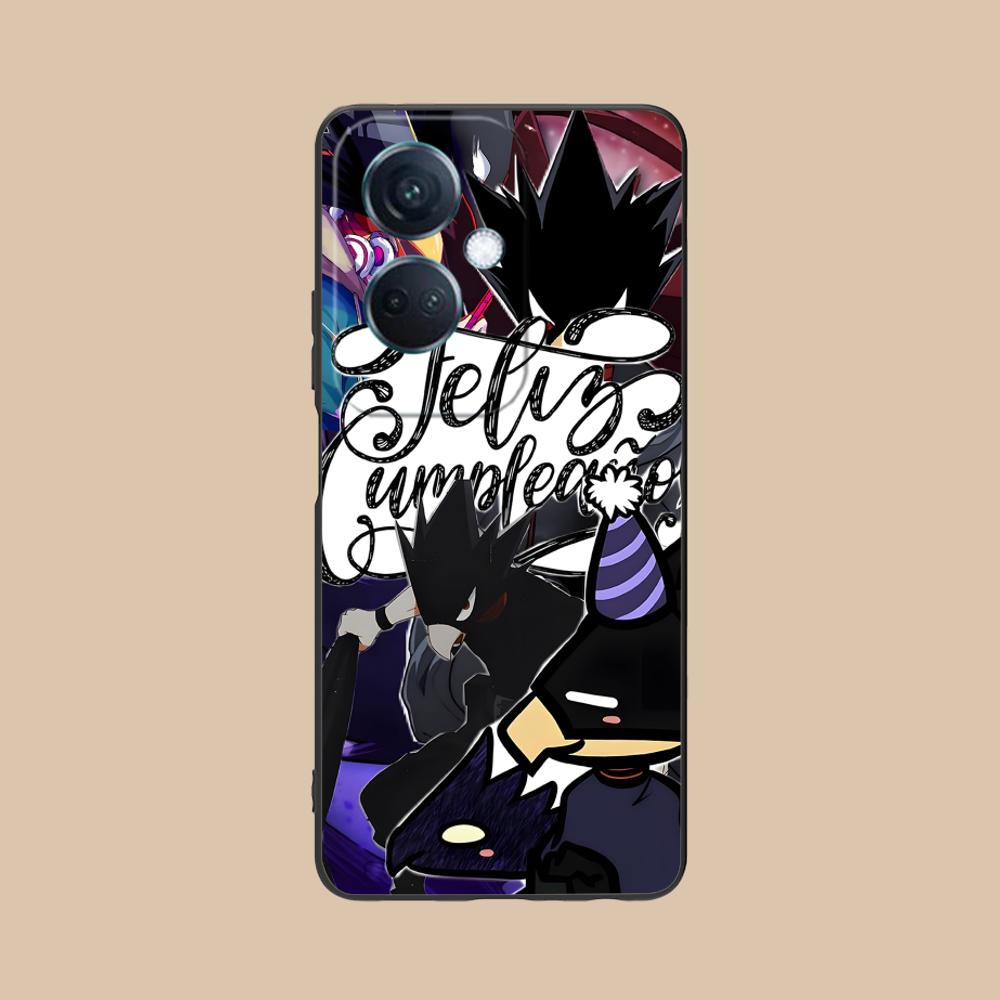 

MHA Tokoyami Mobile Phone Case for OPPO Reno 14 13 12 11 10 9 8 7 6 5 F T Pro 5G Colorful Printing Cover Luxury Cellphones Cover OPPO Reno5 5G