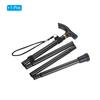 PATIKIL Folding Hiking Poles, 85cm-95cm Telescopic Folding Canes with Quick Locks, Aluminum Alloy, for Outdoor Hiking, Walking, and Camping, Black