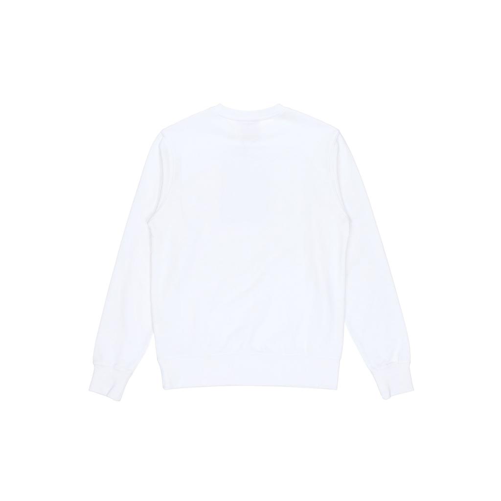 Dickies Cotton Fleece Logo Print Crewneck Sweatshirt Unisex sweatshirt White DK008148C4D