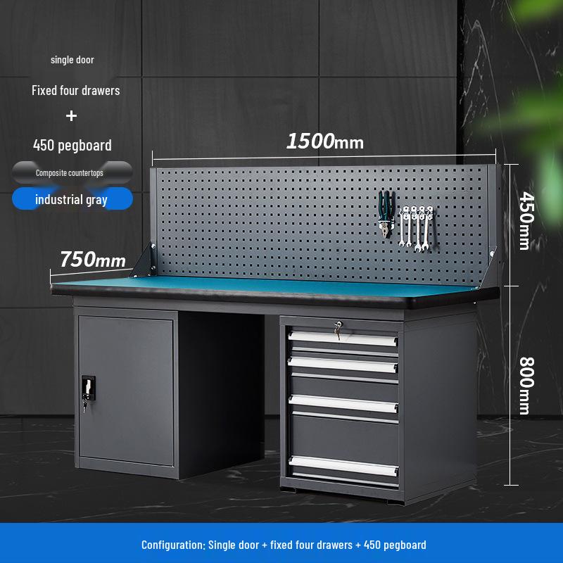 Heavy-Duty Stainless Steel Anti-Static Workbench for Laboratory and Workshop Use