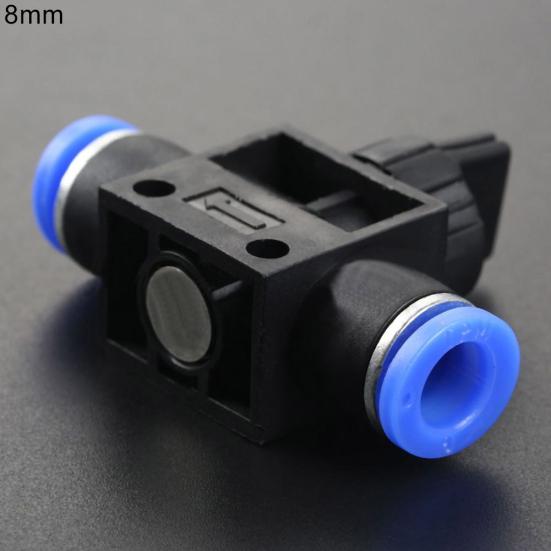 Pneumatic Ball Air In Fitting Connector Valve Push Hose Tube Pipe Speed Joiner
