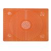 Silicone Baking Cake Dough Fondant Rolling Kneading Mat Scale Table Grill Pad