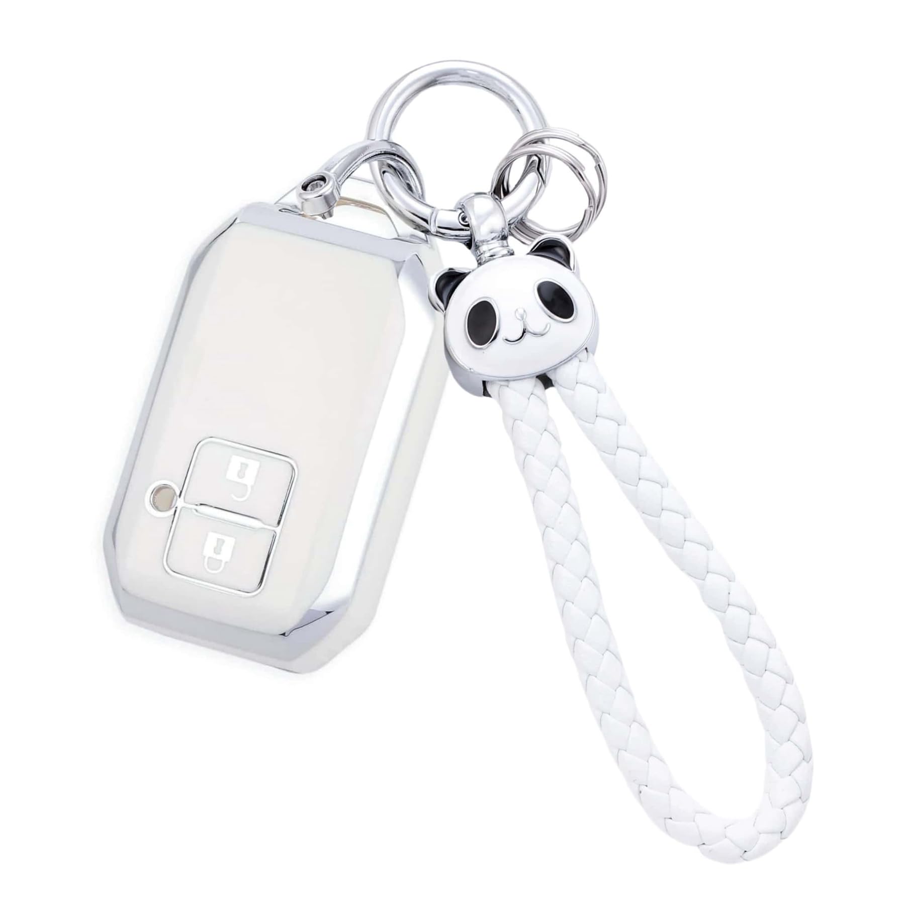 [HOYZE] Jimny Key Case Compatible with Suzuki New Hustler Sorio key case серебряный