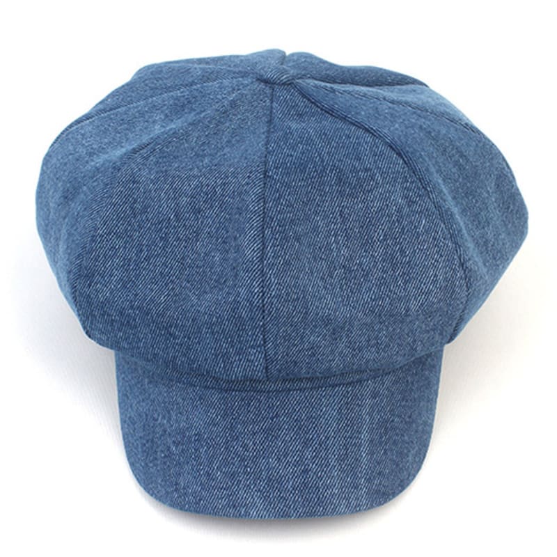 Universal chemistry Denim Belted Newsboycap