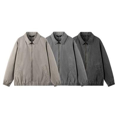Jacket Men Wash Retro Trend Autumn and Winter Loose Casual Sports Teen Versatile Men's Winter Clothing