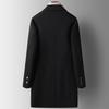Herbst und Winter Neu Doppelseitiger Wollmantel Herren Slim-fit Mittellang Kaschmir Nizi Mantel Windjacke Trendmantel