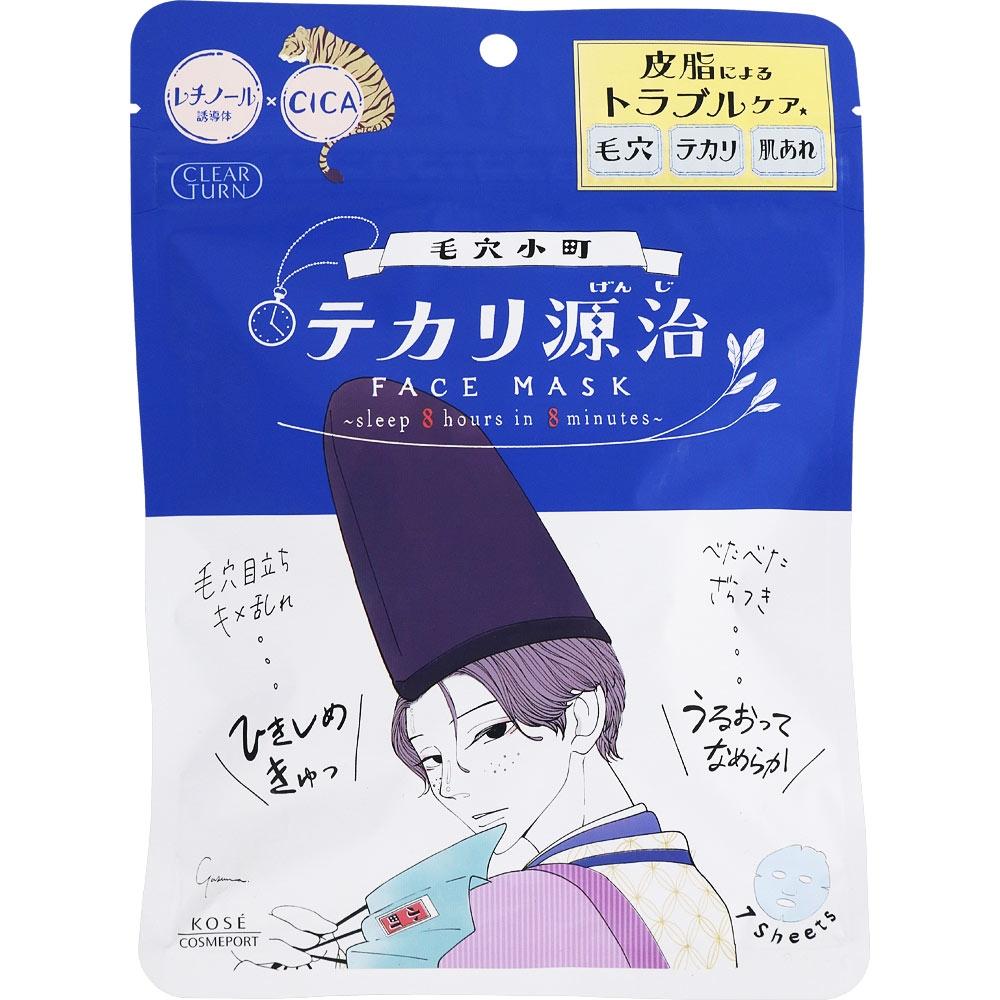 

Clear Turn KOSE Cosmetics Маска Clear Turn Pore Komachi Tekari Genji, 7 листов