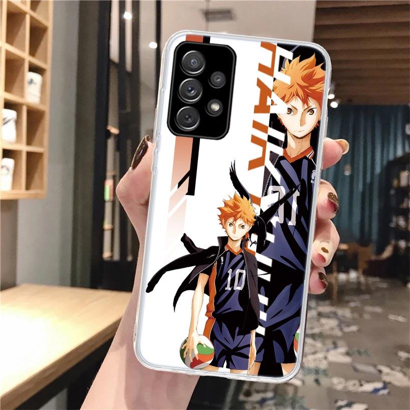 Anime H-Haikyuu School Volleyball Silicon Phone Case For Samsung Galaxy A52 A51 A50S A42 A32 A22 A12 A02S A30S A20S A10S A41 A31
