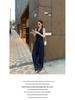 Vintage Chic Set: V-Neck Vest & Wide-Leg Pants, Two-Piece Ensemble