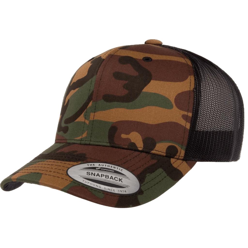 Flexfit YP Classics Retro Camo Trucker Cap