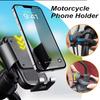 Motorrad Handyhalter 360° Drehung Handy Navigationshalterung Outdoor Fahren Stoßfest Fahrrad Navigationshalterung