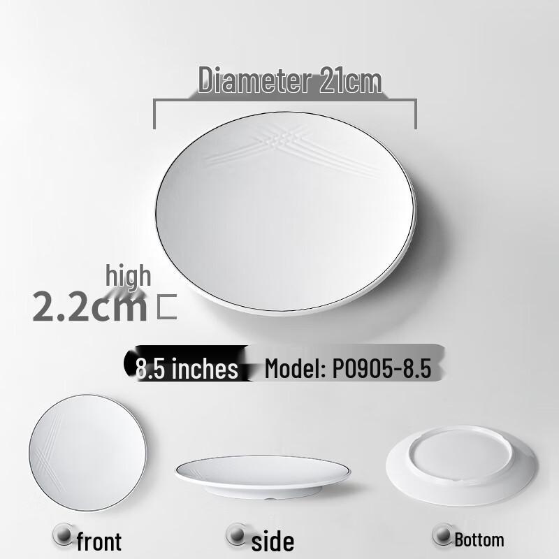 Round Melamine Dinner Plate