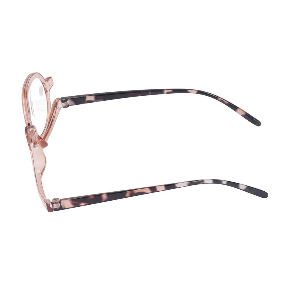 Flip Down Magnify Glasses Folding 180 Degree Rotating Magnifying Cosmetic Reading Glasses for