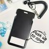 Retractable Plastic Card Holder with Star Pendant Keychain for Buses ID Credit Cards, Durable Morandi Colorful Daily Wear Gift