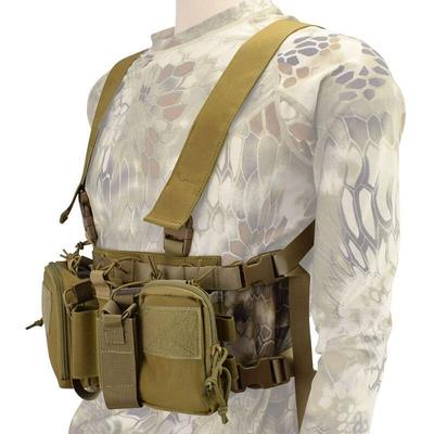 Lightweight Tactical Bibs Outdoor 1000D Camouflage Chest Mounted Multi-functional Tactical Undershirts