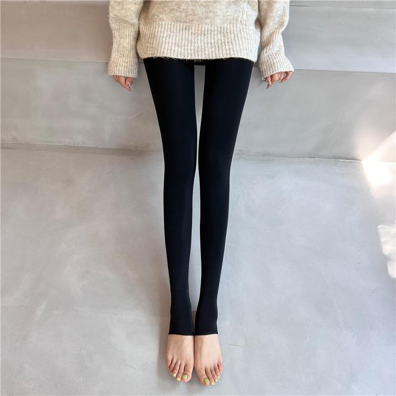 Autumn and Winter Aqua Pants Gods Outside Wearing Nude One-piece Pants Single-layer Bare Legs Pantyhose Female Bottoming Pants