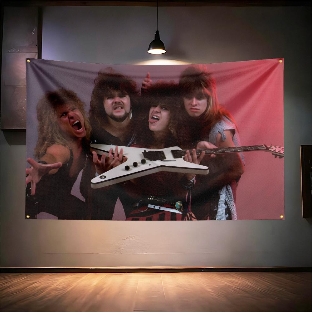 Rock Music Flag 3x5ft For Pantera Band Fans Banner Hd Print Brass Grommet Garage Bedroom Living Room Dorm Wall Decor Tapestry