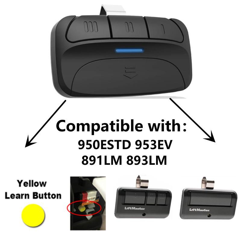 Chamberlain LiftMaster 891LM/893LM Compatible Universal Garage Door Remote Controller 0