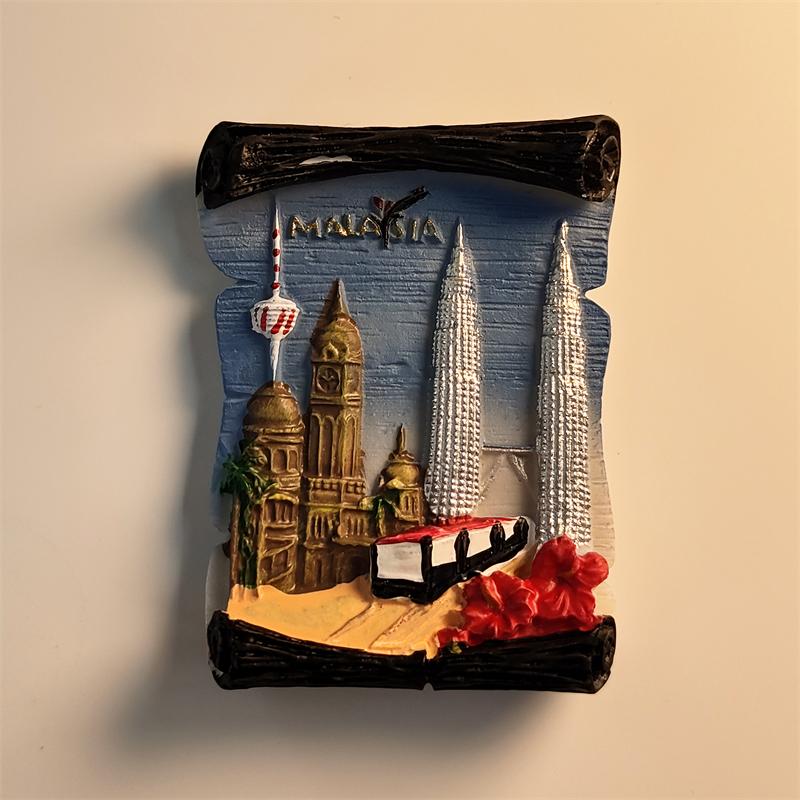 Switzerland Luzern Chapel Bridge  swan 3D Stereoscopic Tourism souvenirs Resin painting Decoration home Refrigerator magnets