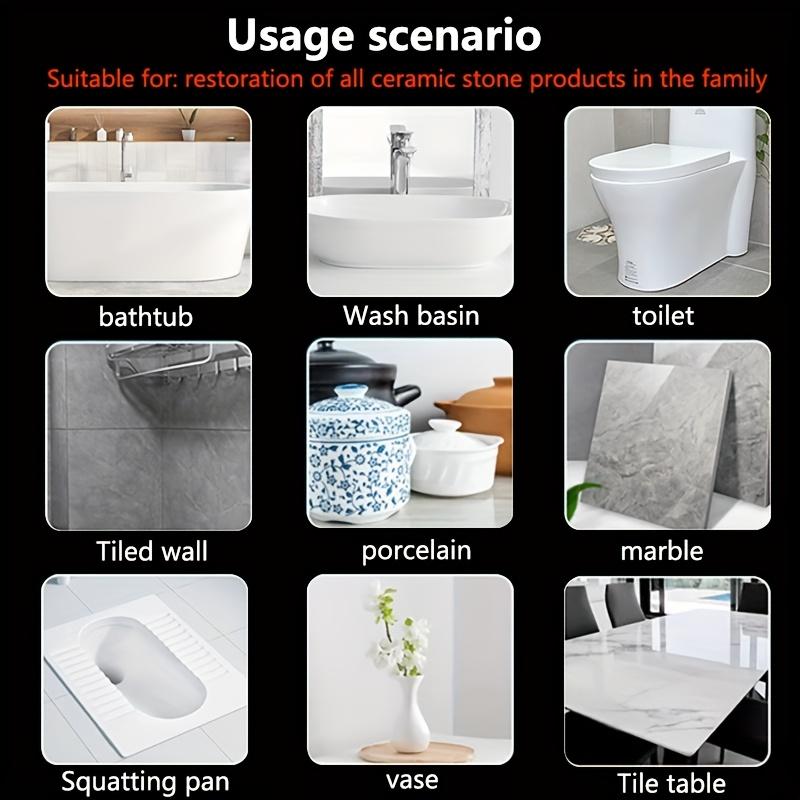 1pc Ceramic Repair Agent - Super Strong Waterproof Leak Sealant for Quick Fixes on Ceramics,Sinks,Bathtubs,Toilets, Vases, Tiles