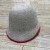 Small Brim Irregular Raffia Bucket Hat Women's Summer Simple Casual Straw Hat Fashion Trend Basin Hat