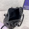Versatile Shoulder Bag Rivet Messenger Bag for Teen Girl Handbag Crossbody Bag